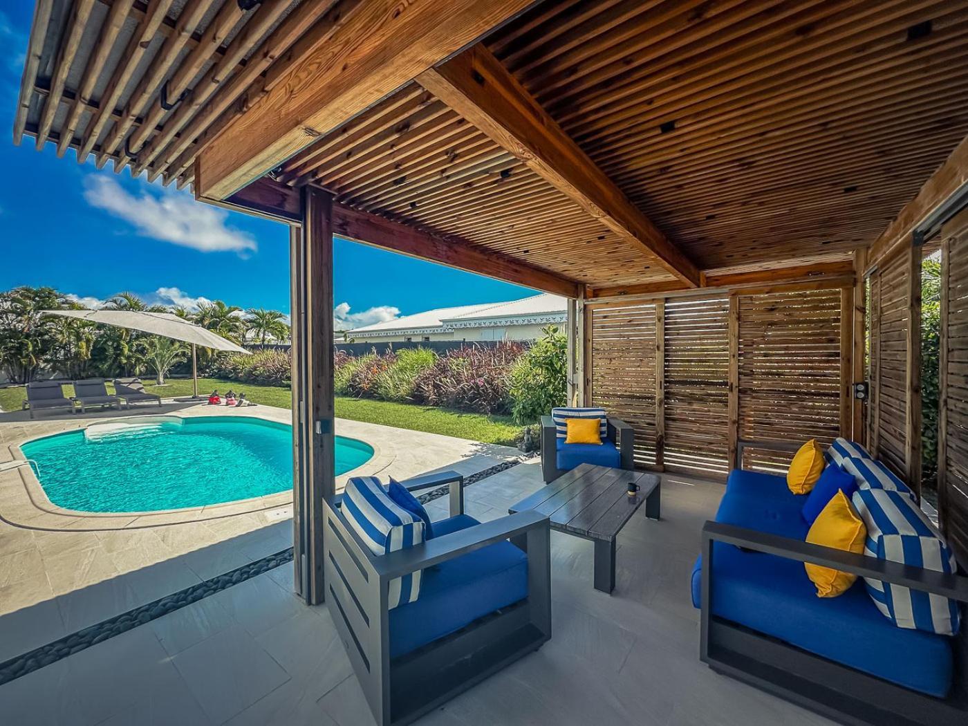 Villa Nomilou Beach avec Accès direct à la Plages Saint-Francois  Esterno foto